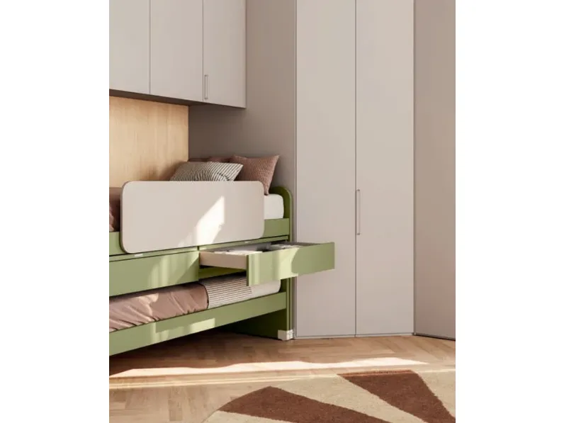 Cameretta ponte 47 Mistral in laminato opaco in Offerta Outlet