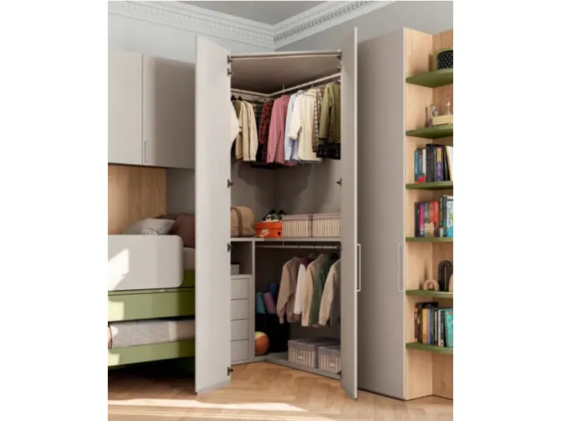 Cameretta ponte 47 Mistral in laminato opaco in Offerta Outlet