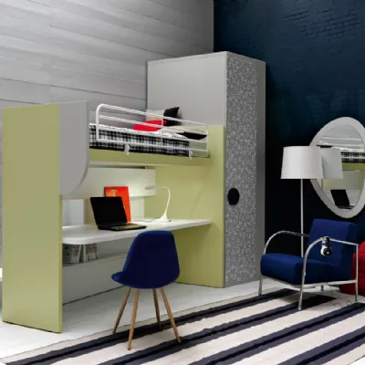 Cameretta in laminato opacoCitynew 176 di Doimo cityline scontata 25%