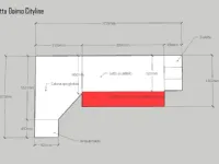 Cameretta in laminato opacoColl. quik  Doimo cityline scontata a PREZZI OUTLET