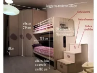 Cameretta in laminato opacoColl. quik  Doimo cityline scontata a PREZZI OUTLET