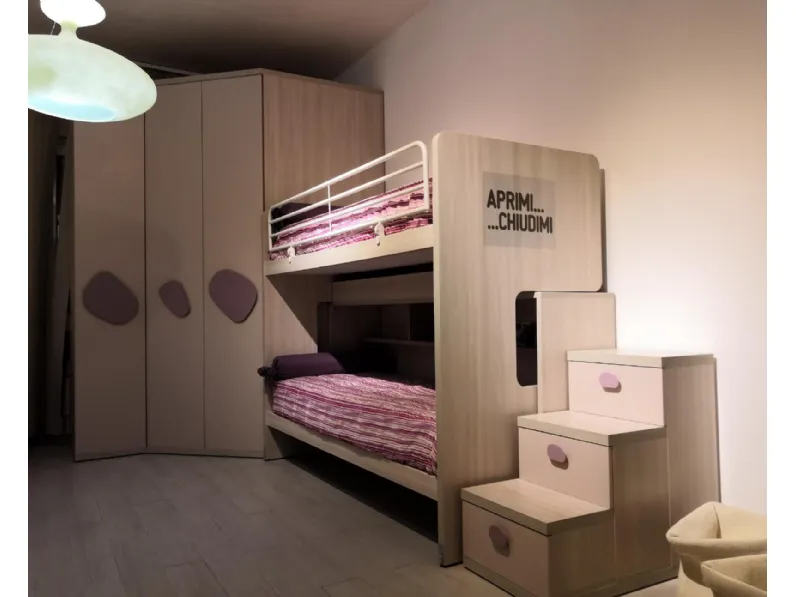 Cameretta in laminato opacoColl. quik  Doimo cityline scontata a PREZZI OUTLET