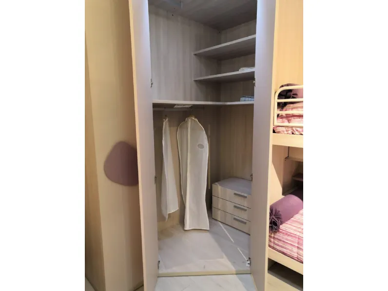 Cameretta in laminato opacoColl. quik  Doimo cityline scontata a PREZZI OUTLET