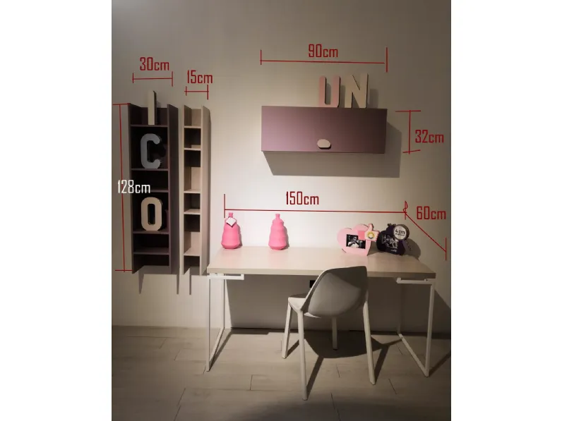 Cameretta in laminato opacoColl. quik  Doimo cityline scontata a PREZZI OUTLET