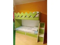 Cameretta in laminato opacoLetto a castello Colombini casa scontata a PREZZI OUTLET