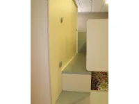 Cameretta Letto a soppalco Doimo cityline in laminato opaco a prezzo Outlet