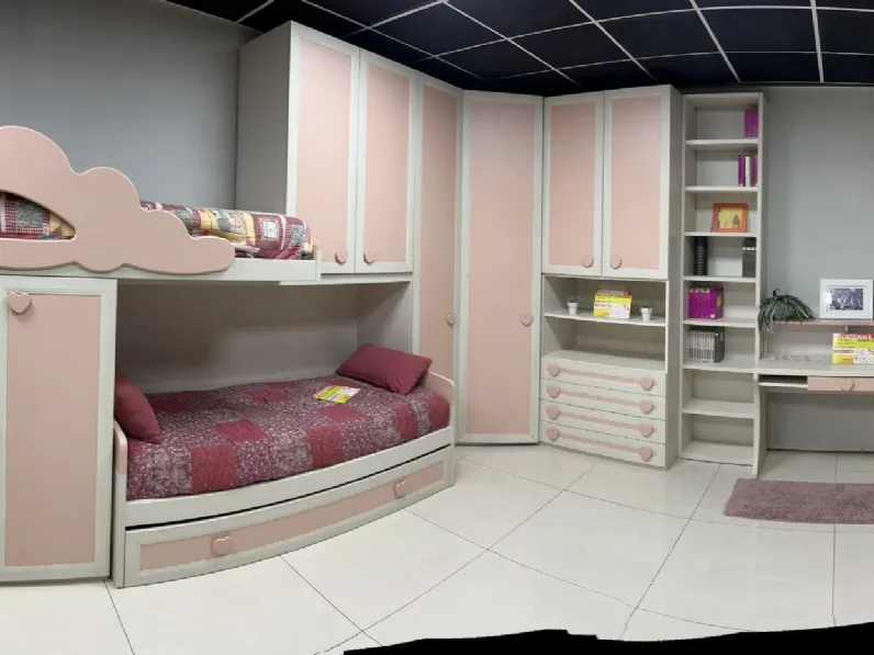 Cameretta in laminato opacoOld Giessegi scontata a PREZZI OUTLET