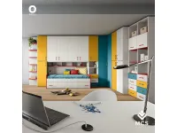 Cameretta Omnias Gruppo silwood in laminato opaco in Offerta Outlet