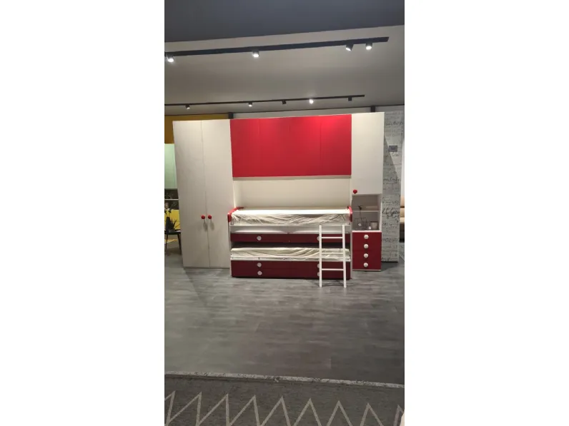 CAMERETTA Sa165 cameretta bera kids pompeano Collezione esclusiva a PREZZI OUTLET