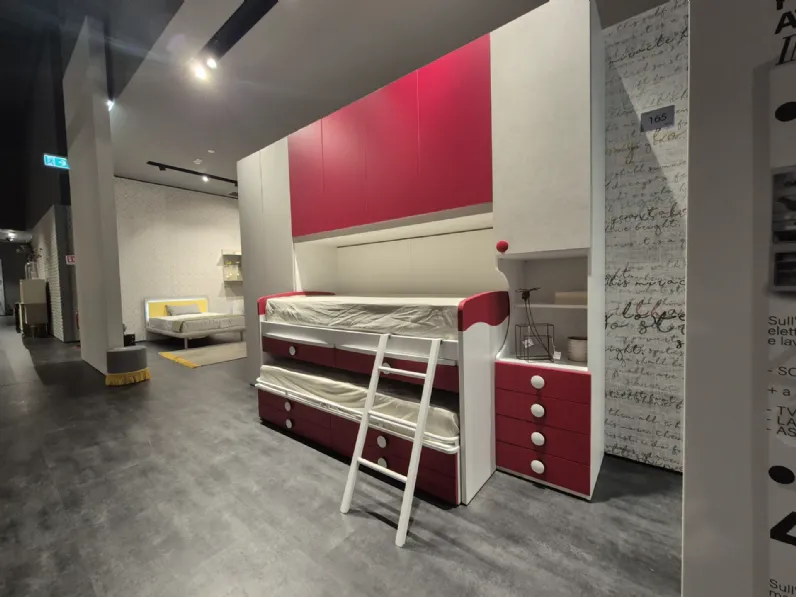 Cameretta Sa165 cameretta bera kids pompeano Collezione esclusiva a PREZZI OUTLET