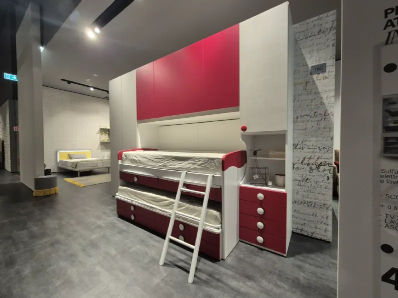 Cameretta Sa165 cameretta bera kids pompeano Collezione esclusiva a PREZZI OUTLET