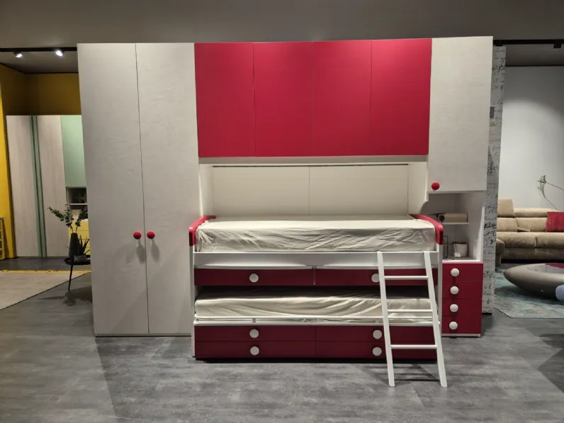 Cameretta Sa165 cameretta bera kids pompeano Collezione esclusiva a PREZZI OUTLET