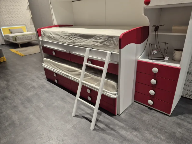 Cameretta Sa165 cameretta bera kids pompeano Collezione esclusiva a PREZZI OUTLET