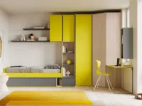 Cameretta in laminato opaco�Smart junior 40 San martino mobili scontata a PREZZI OUTLET