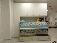 Cameretta Smart junior San martino mobili in laminato opaco a prezzo Outlet