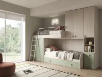 Cameretta Cameretta a soppalco Artigianale con letto a soppalco a prezzo scontato