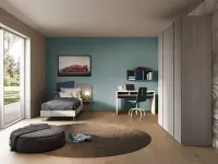 Cameretta Cameretta con scrivania Artigianale letti a terra a prezzo Outlet