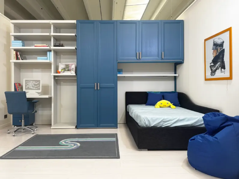 Cameretta Vogue Moretti compact camerette con letto a ponte a prezzo scontato