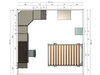 Cameretta Jazz 90 Imab in laminato opaco a prezzo Outlet