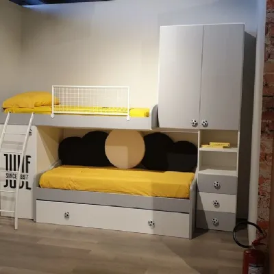Cameretta Juve Valentini con letto a soppalcoin offerta