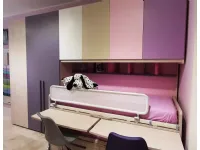 Cameretta Kids 1 Moretti compact con letto a terra in Offerta Outlet