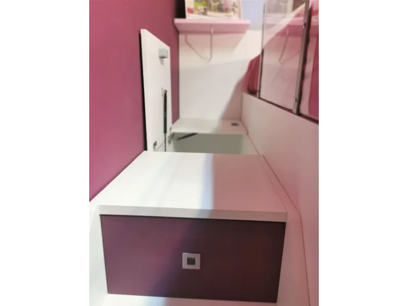 Cameretta Kids Moretti compact con letto a soppalco a prezzo Outlet