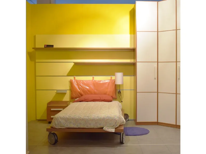 Cameretta Kids Zalf in laminato opaco a prezzo scontato
