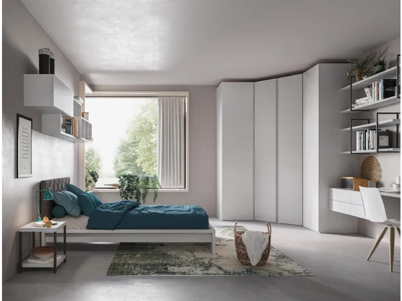 Cameretta Kubo Corazzin in laminato materico a prezzo Outlet