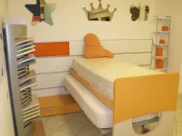 Cameretta Letti scorrevoli Doimo cityline in laminato opaco a prezzo scontato