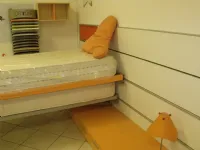 Cameretta Letti scorrevoli Doimo cityline in laminato opaco a prezzo scontato