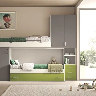 CAMERETTA M.c.s. armadi Letto-soppalco mod.one SCONTATA a PREZZI OUTLET