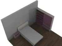 Cameretta Master Dielle�con letto una piazza e mezza
 scontata