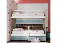 Cameretta Merlino Doimo cityline con letto a soppalco scorrevolein offerta
