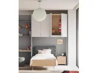 Cameretta Cameretta ponte 39 Mistral con letto a ponte a prezzo Outlet