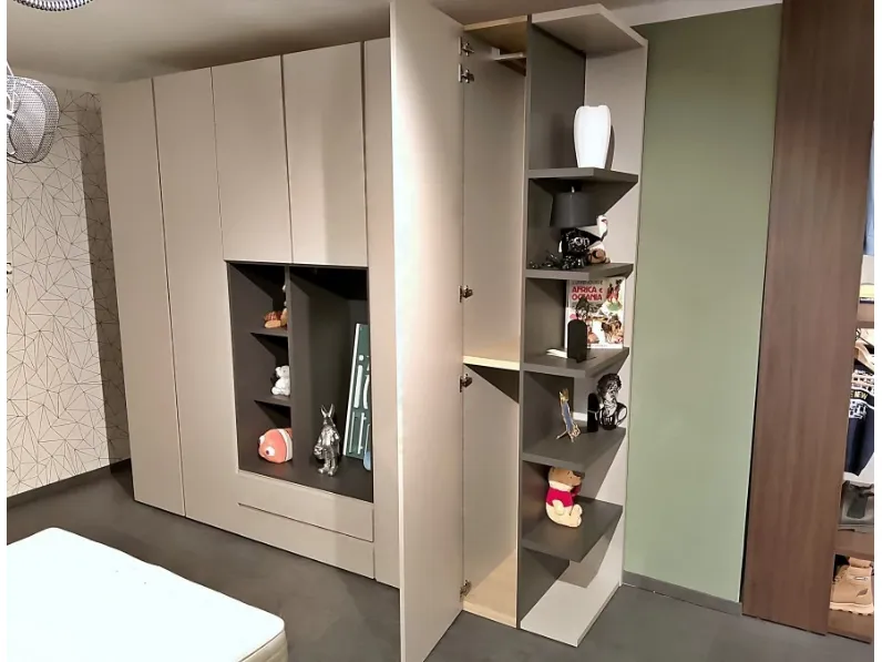 Cameretta Mistral letti a terra a prezzo Outlet