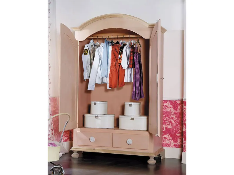 Cameretta Mobilike ariel Artigianale in legno a prezzo Outlet