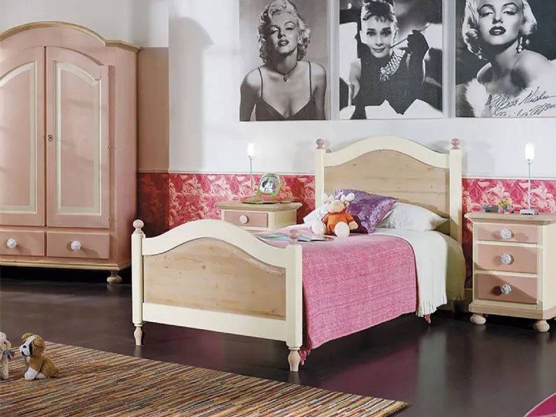 Cameretta Mobilike ariel Artigianale in legno a prezzo Outlet