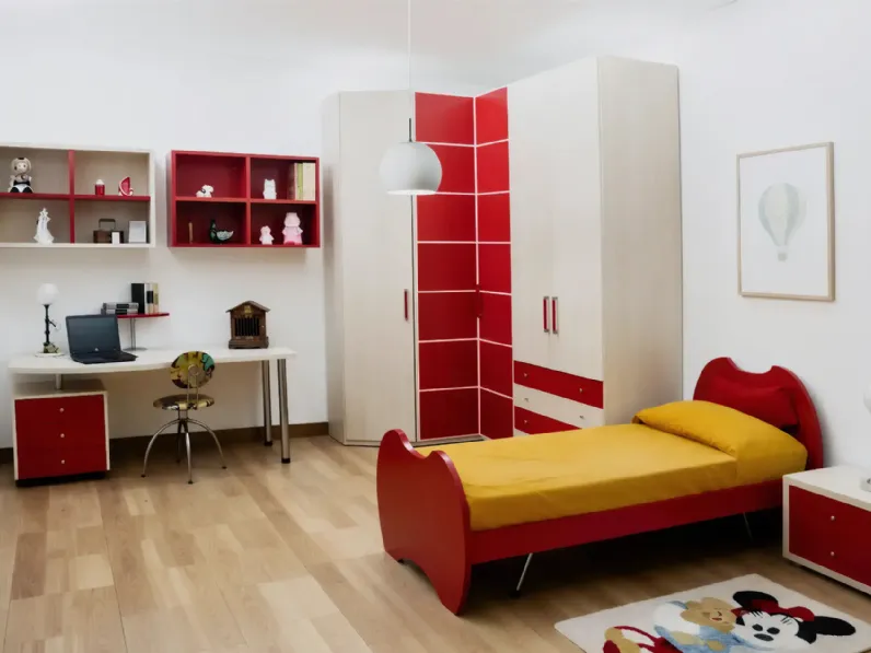 Cameretta T206 eclectic Abitare mobilstella letti a terra�in offerta