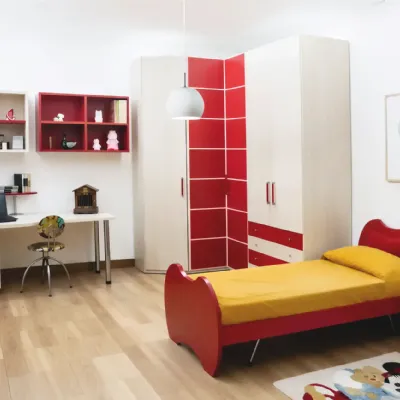 Cameretta T206 eclectic Abitare mobilstella letti a terra�in offerta