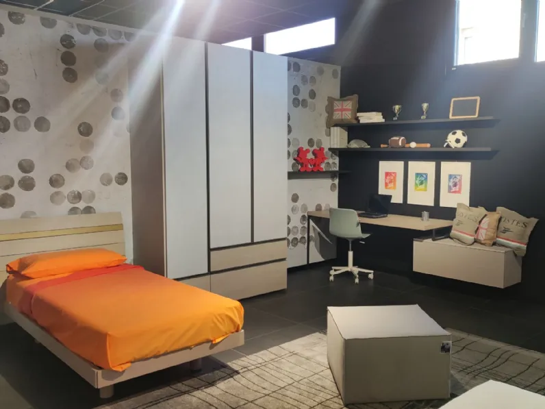 Cameretta Modula Tomasella in laminato materico a prezzo scontato