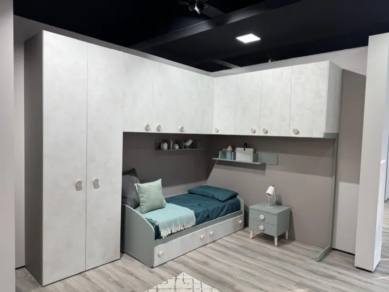 Cameretta Momenti febal casa  Febal�con letto a ponte scontata