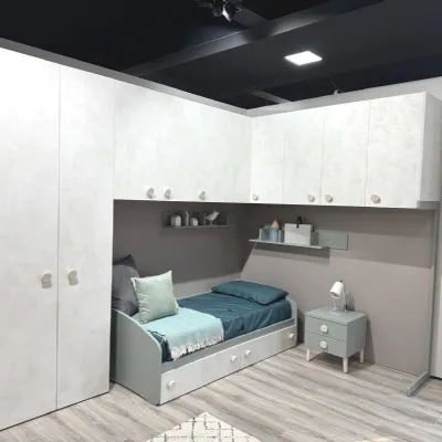 Cameretta Momenti febal casa  Febal�con letto a ponte scontata