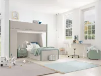 Cameretta Momenti k37 Febal in laminato opaco a prezzo Outlet