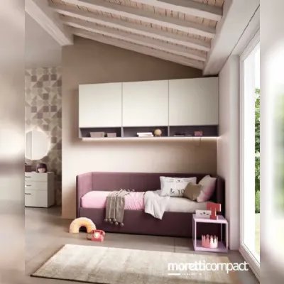 Cameretta Cameretta divano letto e box k106  Moretti compact camerette con uno sconto imbattibile