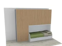 Cameretta Moretti compact Moretti compact con letto a ponte a prezzo Outlet