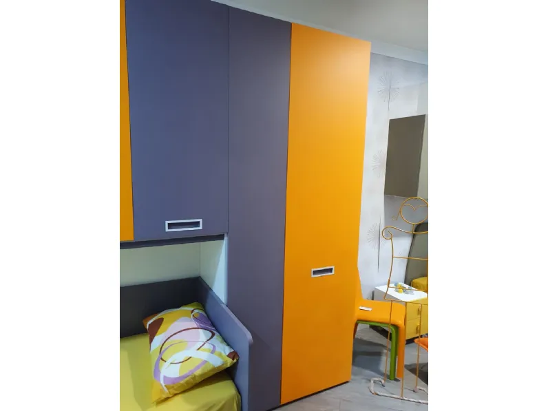 Cameretta Moretti compact Moretti compact con letto a ponte a prezzo scontato