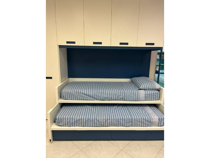 Cameretta Moretti compact camerette con letto a ponte scontata