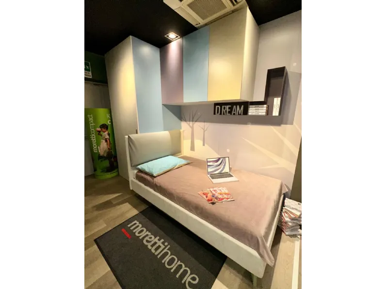 Cameretta Moretti Moretti compact con letto a ponte a prezzo Outlet