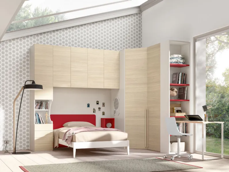 Cameretta in laccato opacoMottes mobili fantasy 21 Mottes selection scontata a PREZZI OUTLET