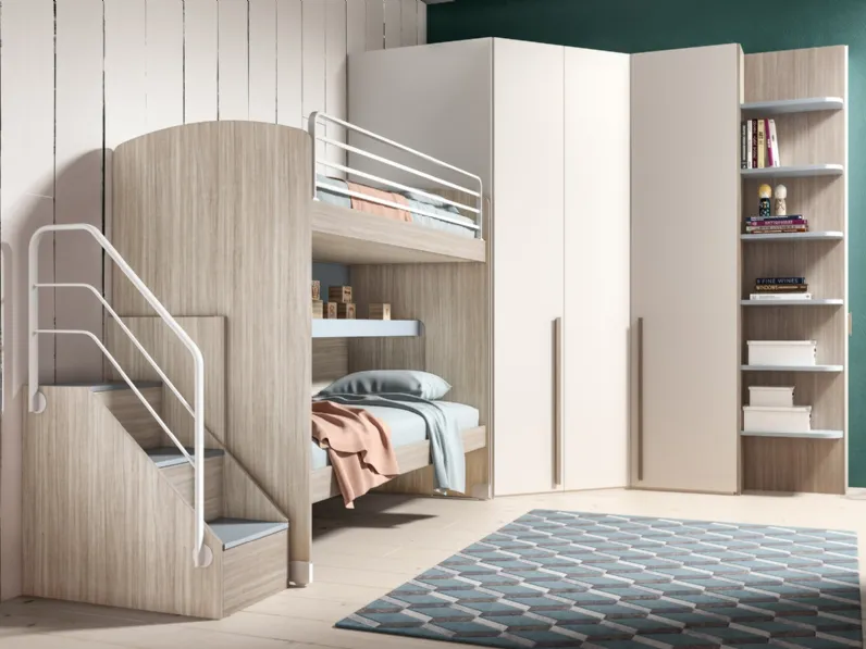 Progettista interni: Cameretta Mottes Mobili Fantasy 31. Offerta! Letto a castello.